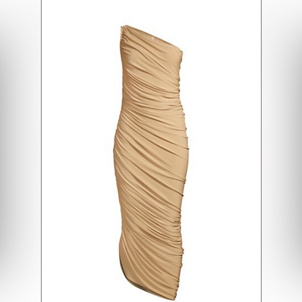 Norma Kamali diana gown in Blond, size L